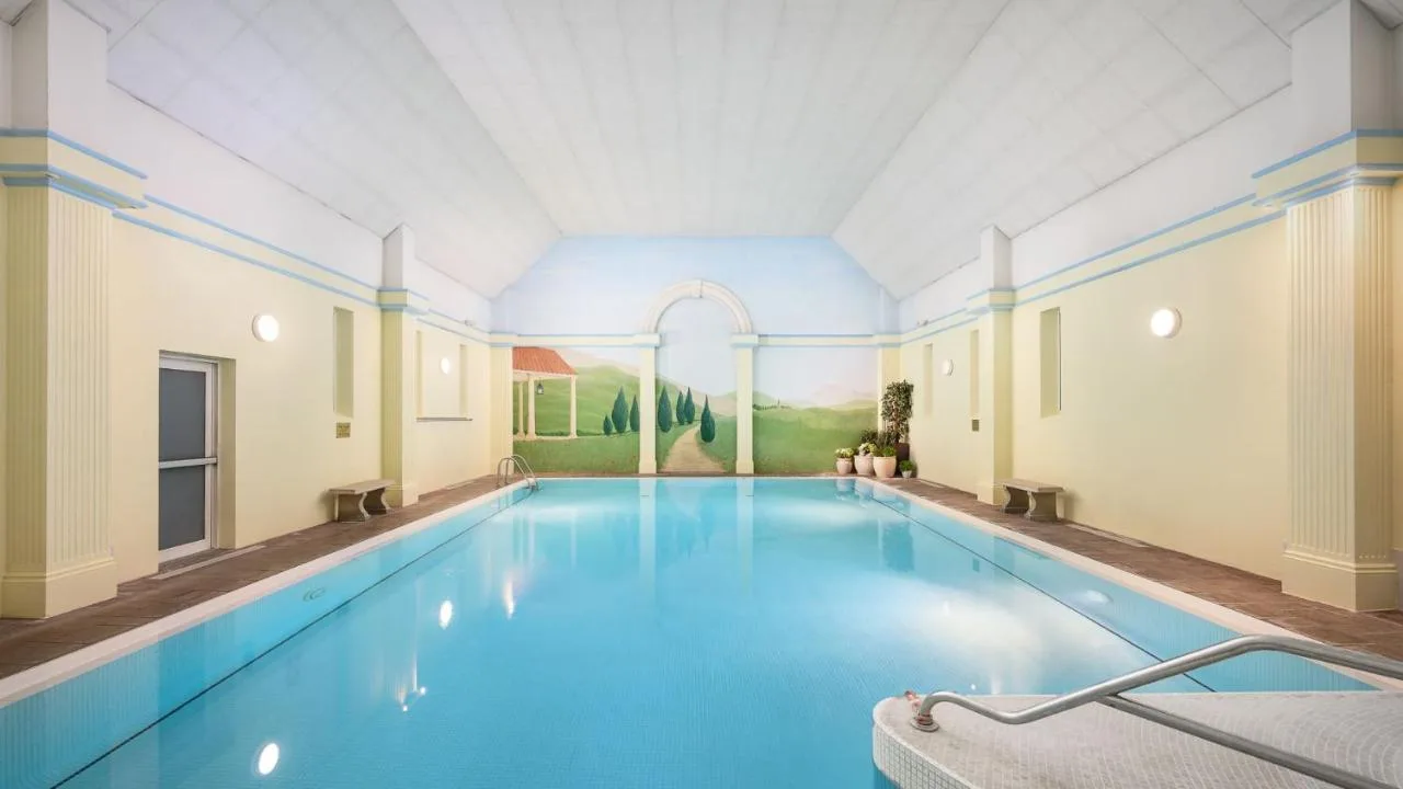 Indoor heated swimming pool at the Oxford hotel